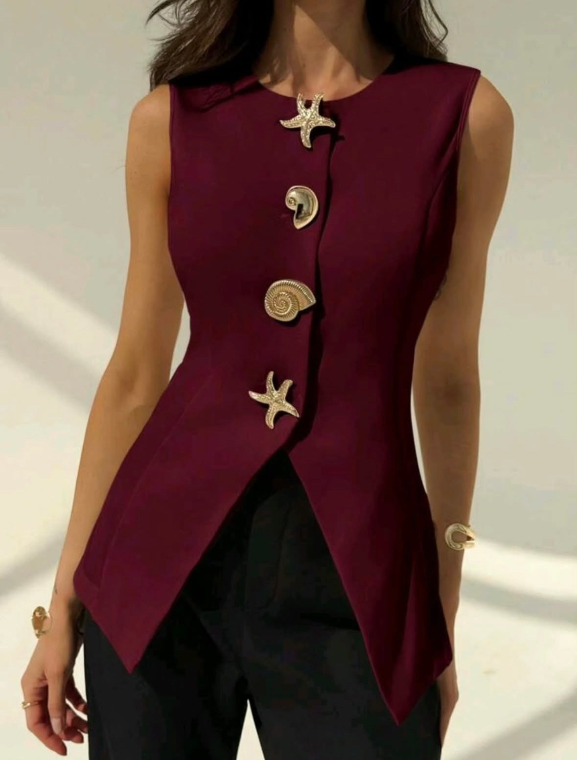 Big buttons waistcoats