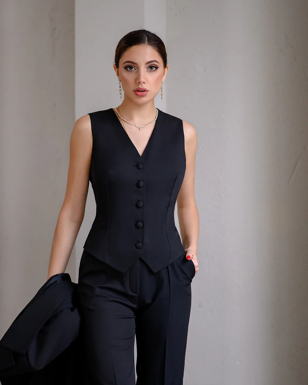 classic waistcoat-pants set