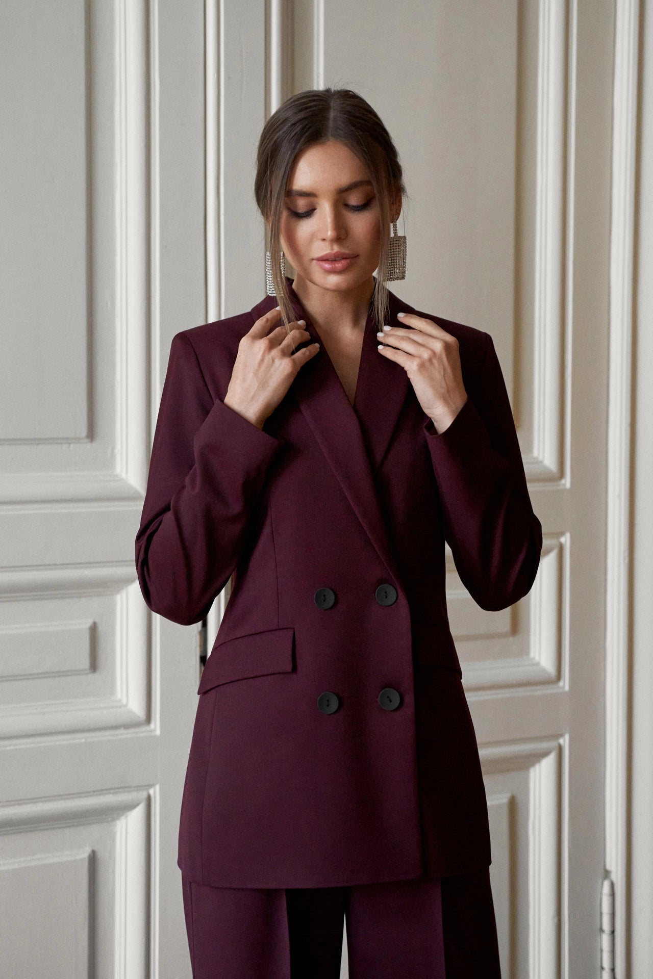 Double-breasted pantsuit