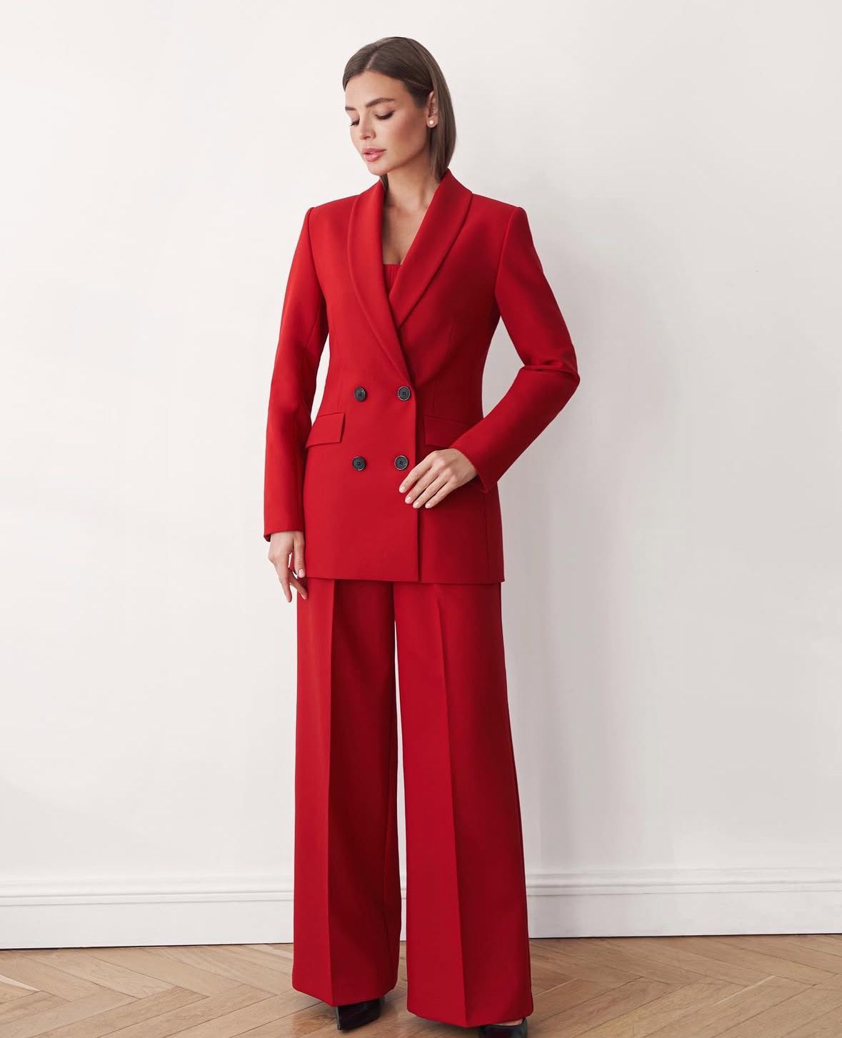 Double-breasted pantsuit