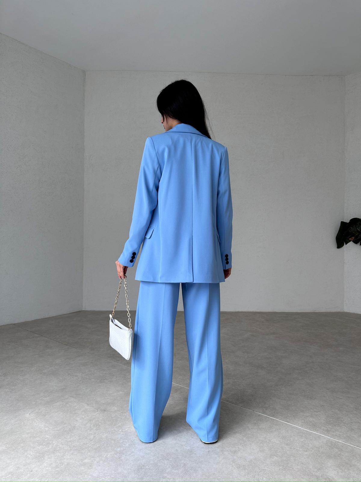 double-breasted pantsuit