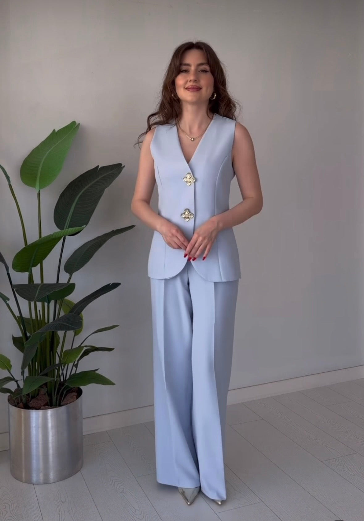 Mahira co-ord set waistcoat and pants