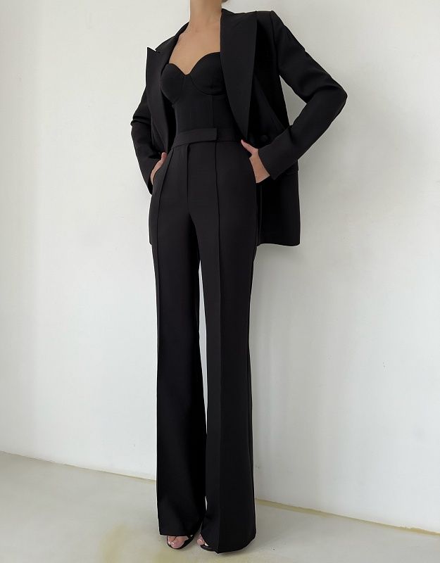 Baby pink 3 piece pantsuit