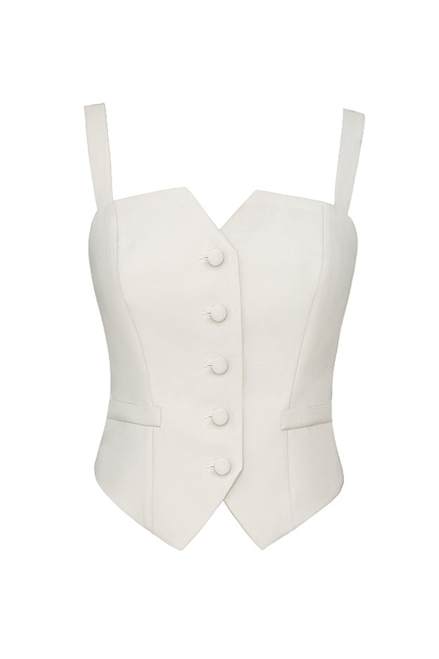Waistcoat with straps