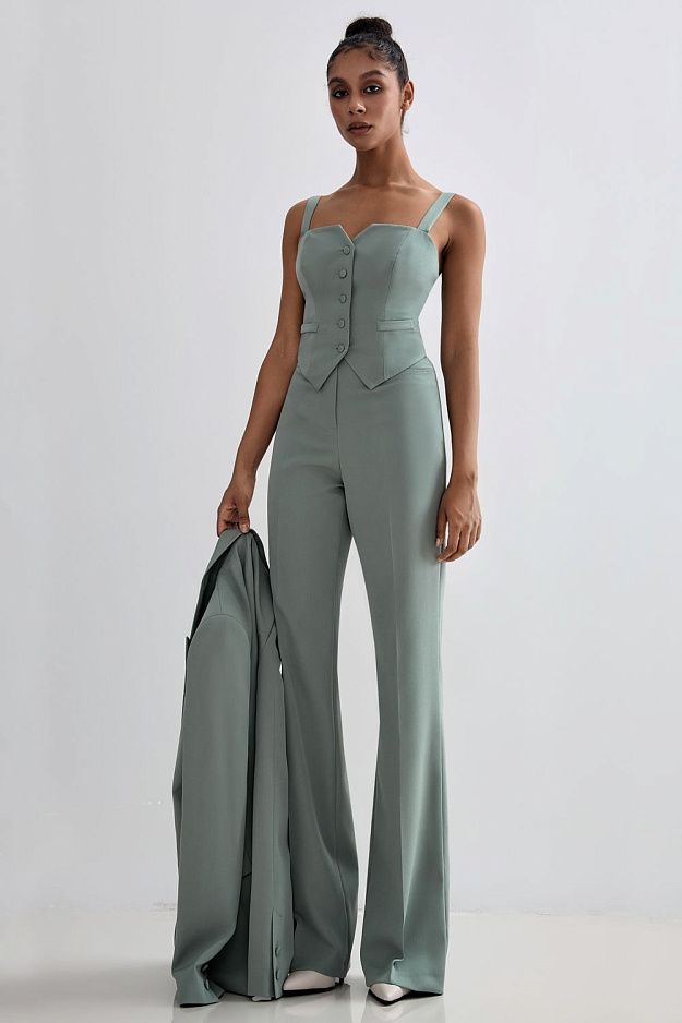 Waistcoat with straps