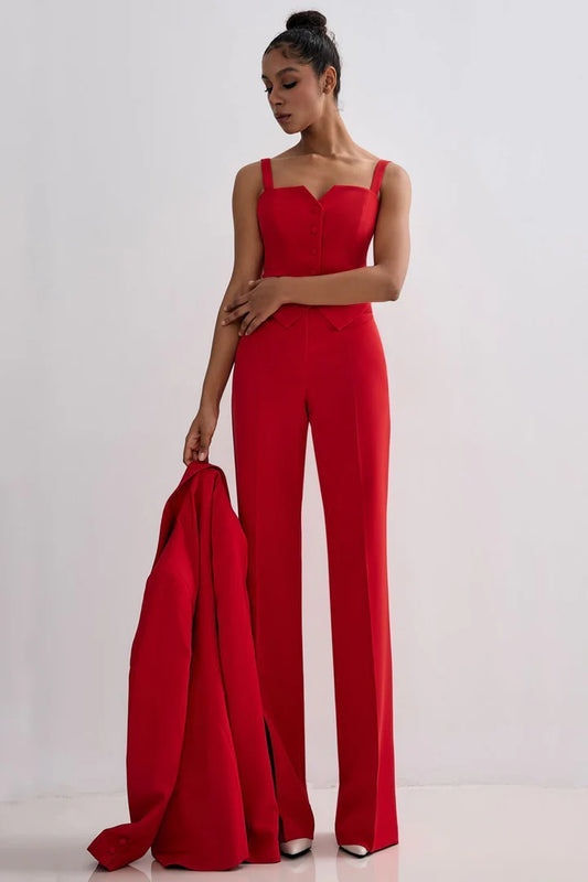 Top with trousers