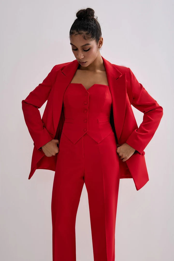 Top with trousers