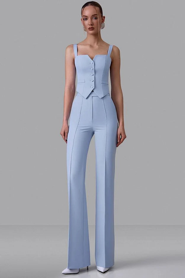 Sky Vest-pant set