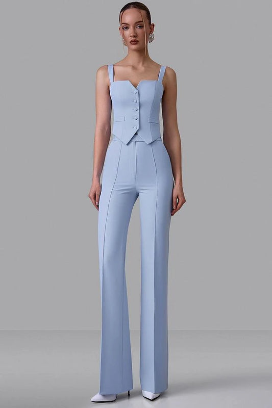 Sky Vest-pant set