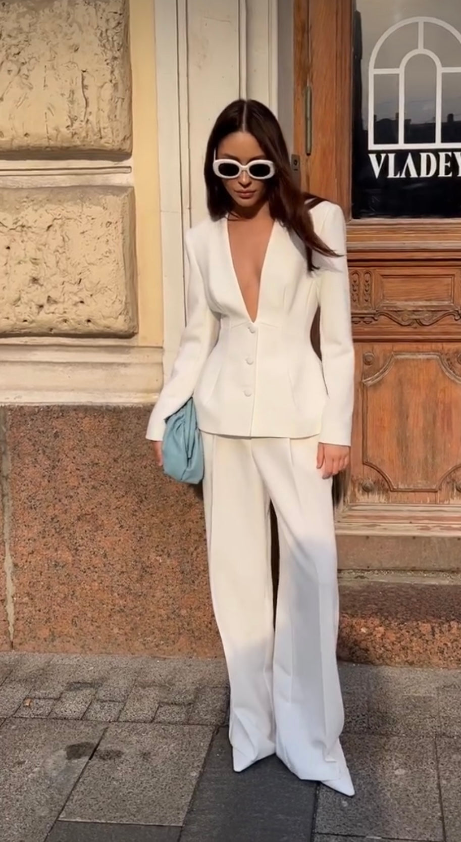 Fusion blazer-pant set