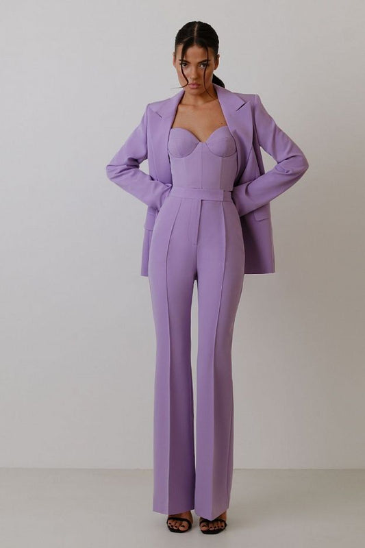 Lavender 3 piece pantsuit