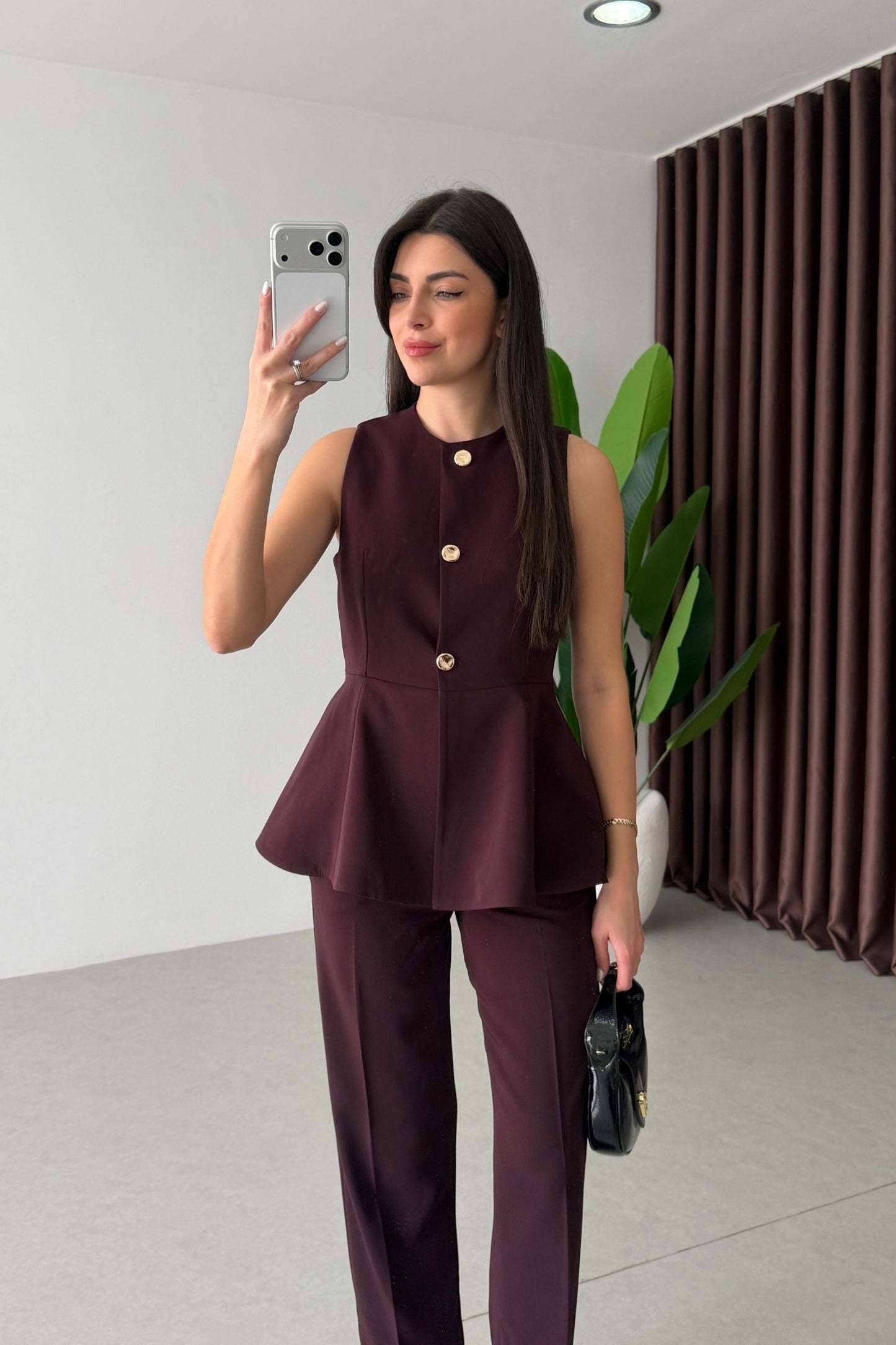 WAISTCOAT RUFFLE AND PANT SET