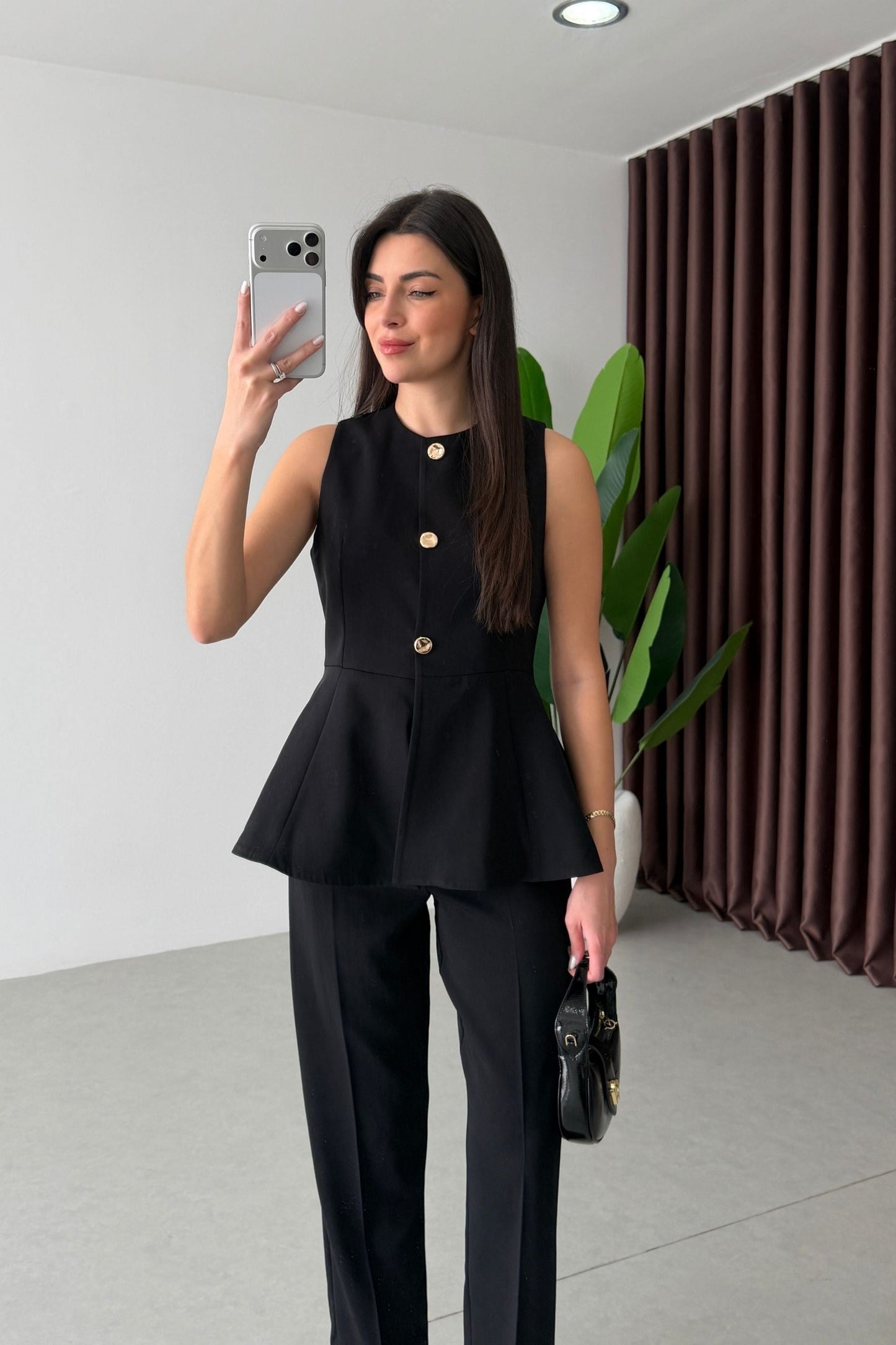 WAISTCOAT RUFFLE AND PANT SET
