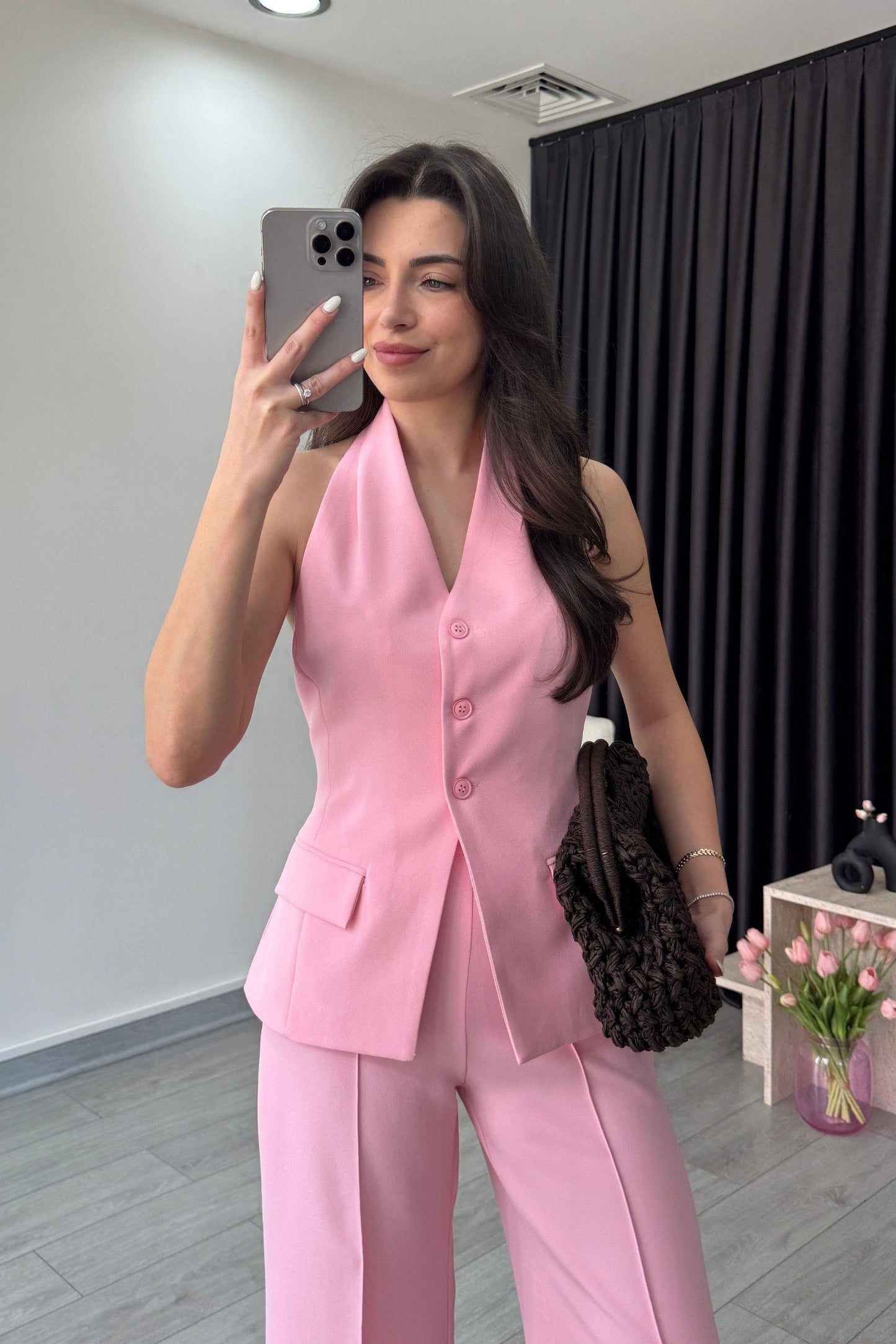 Halter neck co-ord set